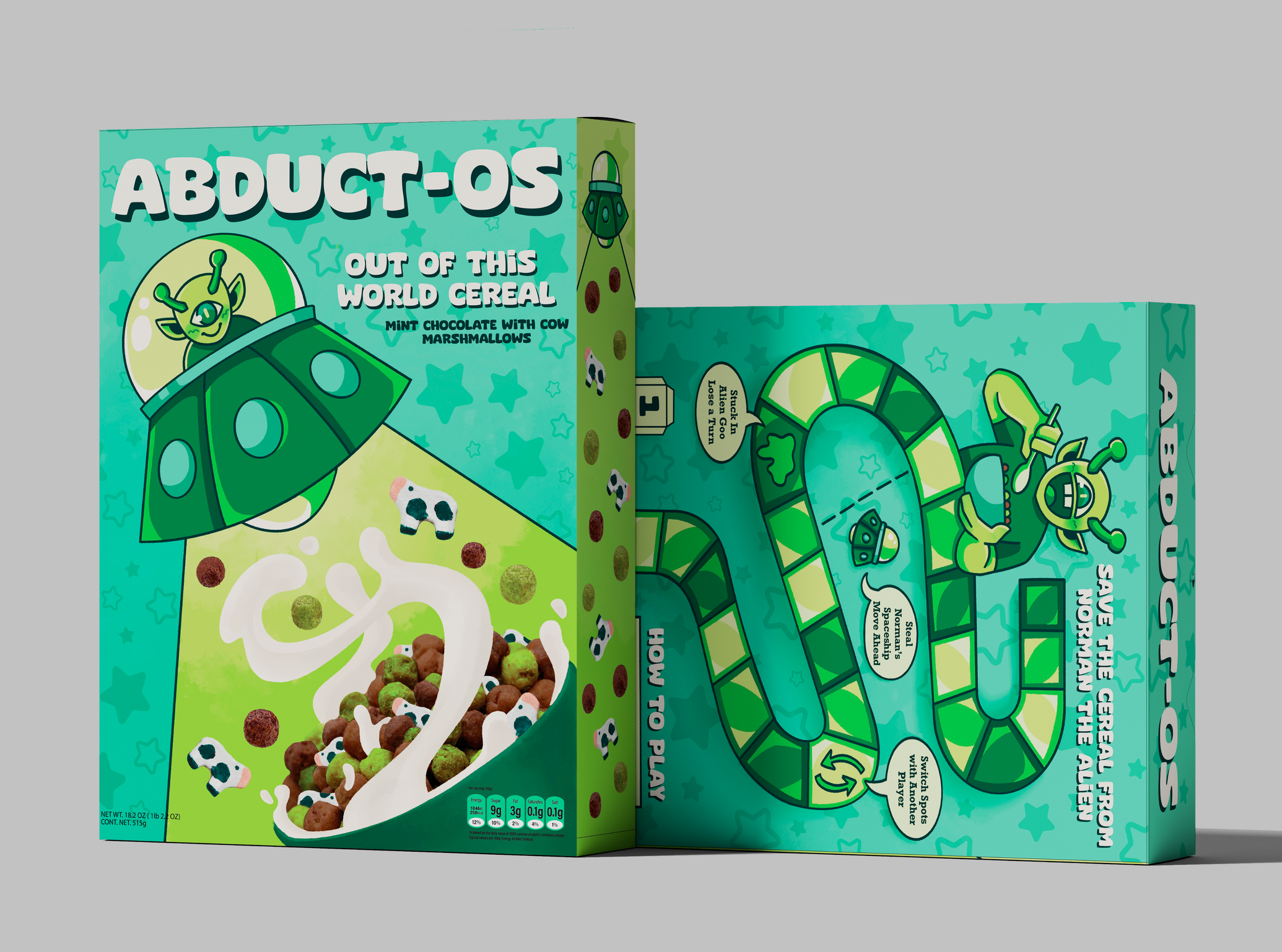 ABDUCT-OS - Cereal Design
