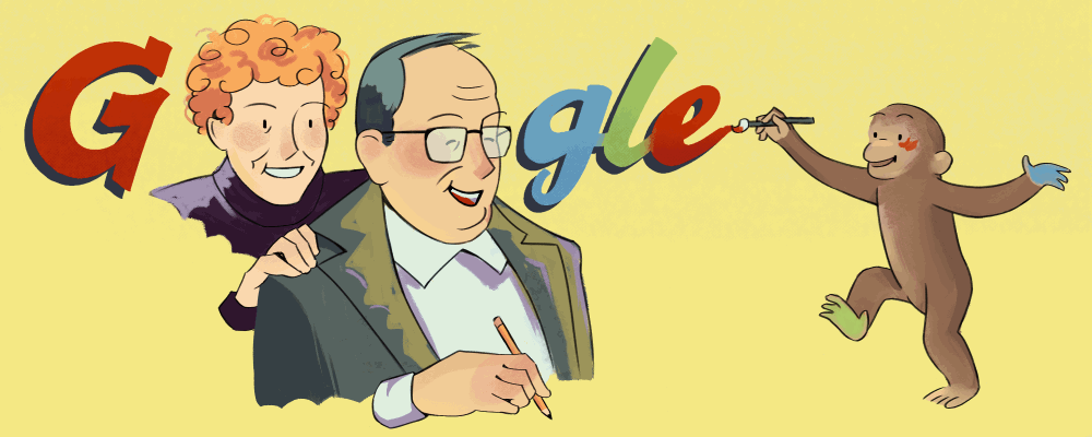 H.A Rey Google Doodle