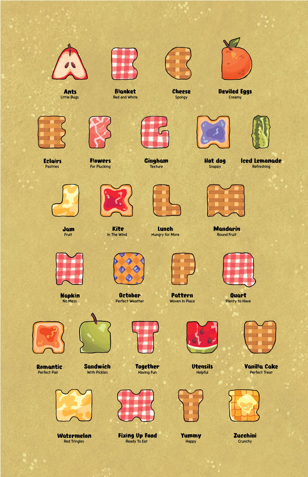 Picnic Alphabet